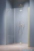 Radaway Nes Brushed Light Gold DWSB Drzwi wnękowe 110cm W2 prawe szczotkowane jasne złoto szkło przejrzyste 10044750-98-01R/10045350-01-01